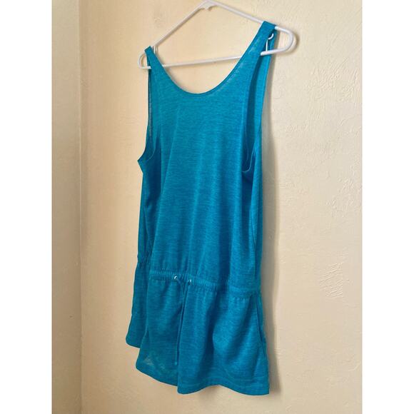 Speedo Women's Romper Size L Teal  Scoop Back NWOT - Picture 4 of 8